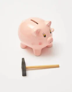 Hucha Cerdito Con Martillo