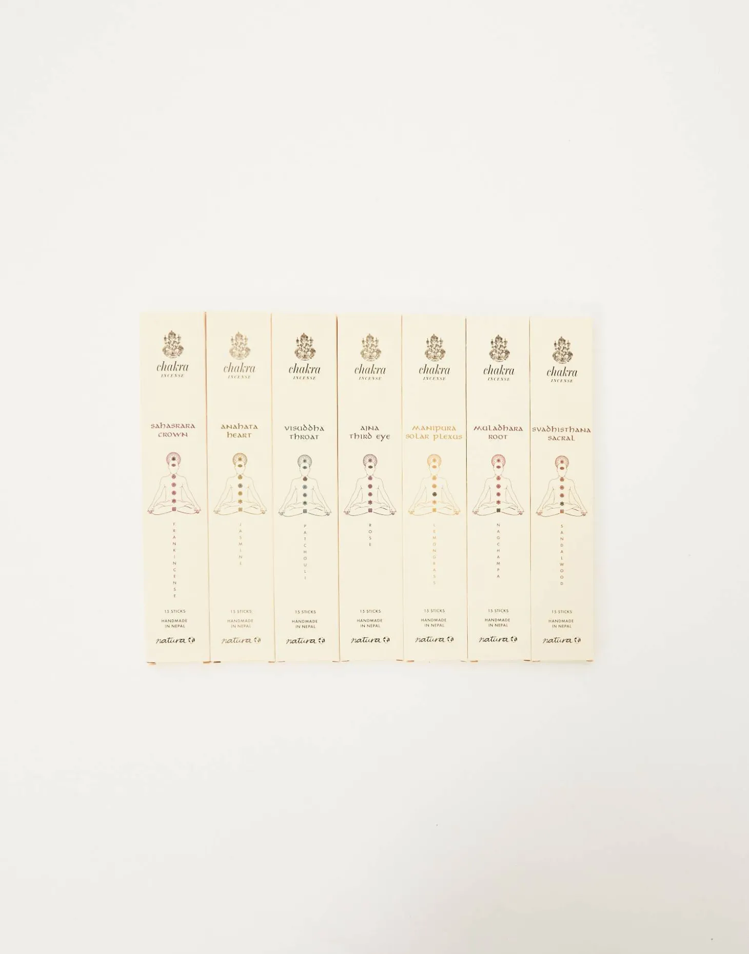 Incienso Chakras