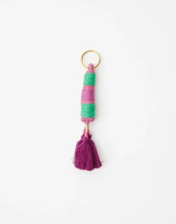 Llavero Cono Y Pompones