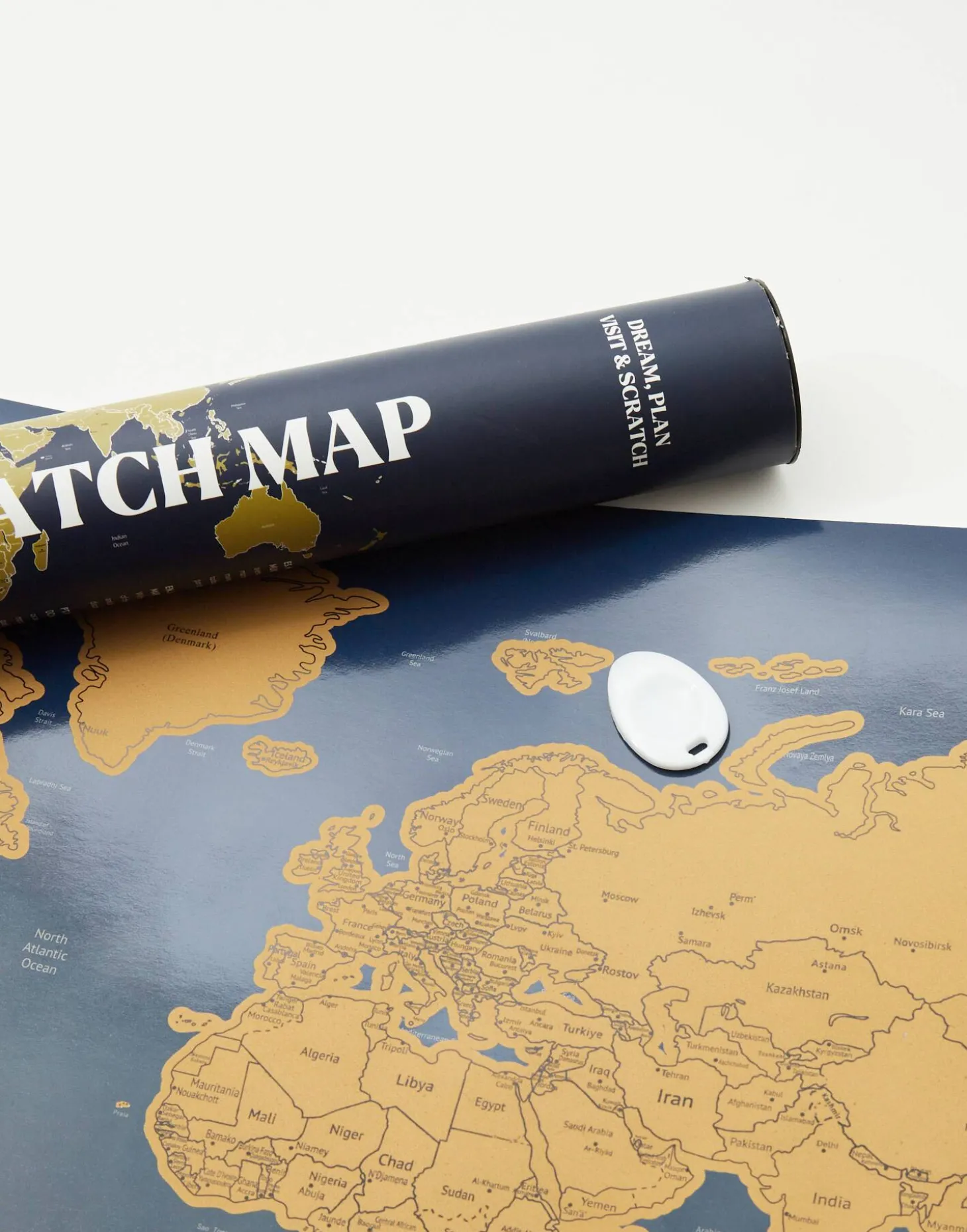 Mapamundi Para Rascar