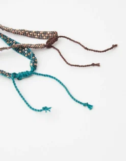 Pack 2 Pulseras Puntos Dorados