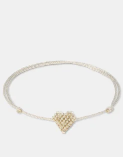 Pulsera Corazón Metalizado