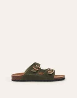 Sandalia Doble Hebilla Ergonómica Piel