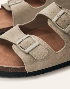 Sandalia Doble Hebilla Ergonómica Piel