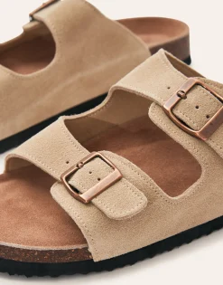 Sandalia Doble Hebilla Ergonómica Piel
