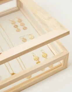 Vitrina Cristal Y Madera Grande