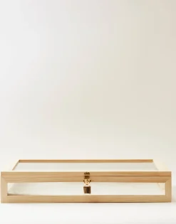 Vitrina Cristal Y Madera Grande