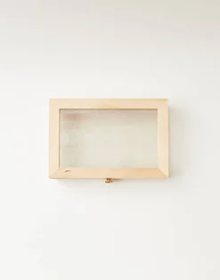 Vitrina Cristal Y Madera Pequeña